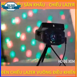 đèn chiếu laze-Đèn Led Vũ Trường Xoay Pha Lê 7 Màu Xoay 360 Độ Trang Trí Nhà Cửa