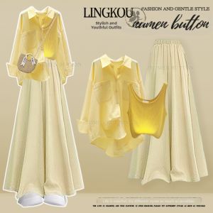 NUMEN BUTTON | Summer Yellow Sun-Protection Age-Defying Set
