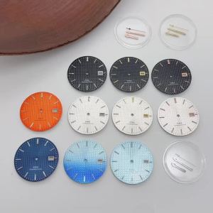 Green Luminous 31.8mm Watch Dial Hands Accessories Modification for PRX Super Player Japan NH35 NH36 Automatic Movement No Logo