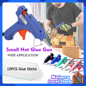 Hot Glue Gun 7mm Glue Sticks 20W Electric Hot Melt Mini Industrial Guns Heat Temperature Trigger Melting Quick Repair DIY Flexible Glue Gun