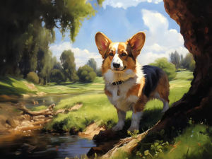 Painting By Numbers Cute Pet Dog Adult Oil Kit DIY Acrylic Paint Canva Artwork Canva Art Gift Home Decoration