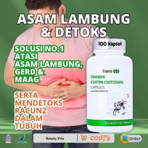 Obat Asam Lambung Tiens | Chitin Chitosan Tiens Ampuh Mengobati Asam Lambung Herbal Alami