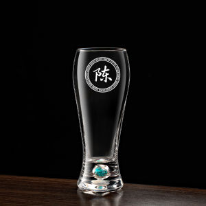 FLOWER MOO | Customized Family Name and Logo Beer Mug