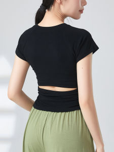 Áo Tập Luyện Cổ Điển Tay Ngắn Hở Lưng Cho Nữ Áo Tập Thể Dục Hiện Đại Mùa Hè Mới Áo Tập Thể Dục Thể Thao