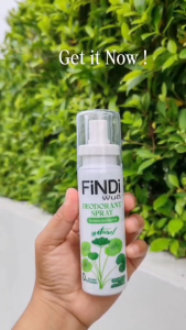 ฟินดิ สเปรย์สารส้มระงับกลิ่นกาย FiNDi Deodorant Spray 100 ml.
