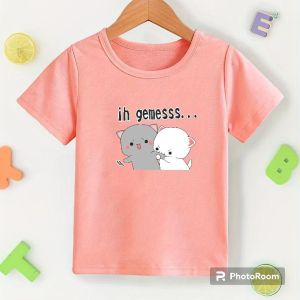 Atasan Kaos ih gemes anak laki-laki & perempuan buat usia 2-10 tahun fashion anak-anak