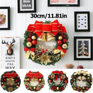 Christmas Decorations Handmade Wreath Ranunculus Christmas Home Wedding New Year Decoration Fake Plants Artificial Flowers