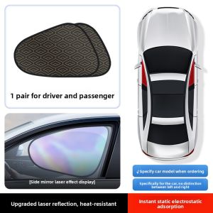 HELLOLEIBOO | Sun Shade and Privacy Curtain for Car Windows
