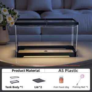 HUICHONG | Small Living Room Filter-Oxygenator Ecological Landscape Negative Pressure Goldfish Aquarium