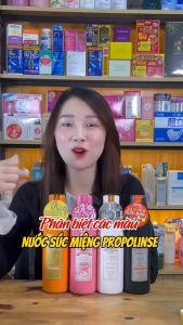 【CHÍNH HÃNG + 6 LOẠI】Nước Súc Miệng Propolinse Chai 600ml Nhật Bản giúp trắng răng sạch mảng bám