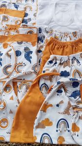 40Pcs Serian Kunyit paket perlengkapan bayi Konmplit