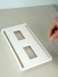 Under Desk Drawer Organizer Self-Adhesive Under Table Drawer Tray Hidden Hanging Desk Storage