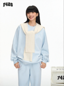 F426 | Trendy Chinese Brand Autumn New Arrival Knitted Shawl Set