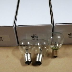 10Pcs/Box BA15D 48V 56V 40W Beacon lamp bulb Beacon light Warning lamp bulb For Japan Toyota TCM NICHIYU Komatsu Sumitomo Shinko Electric Forklift