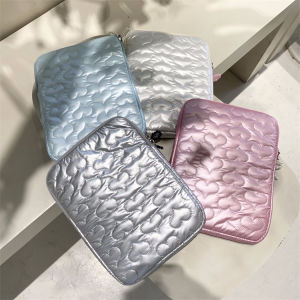 Túi đựng máy tính xách tay gói lót Máy Tính Bảng Máy tính chống sốc ngọc trai dây nơ hình trái tim tình yêu phong cách Hàn Quốc thích hợp cho 9.7 11 13 14 15.6 inch