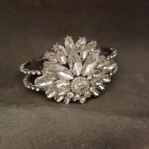 DaVee | Transparent glass Crystal Rhinestone bracelet