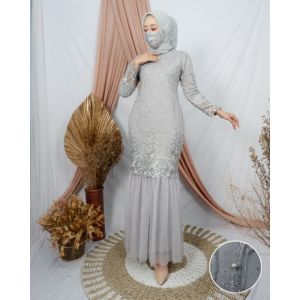 GAMIS DUYUNG TERBARU WANITA PANJANG KEBAYA GAUN TERBARU MODEREN BAHAN BURKAT IMPORT TILE MUTIARA PRMIUM BERKUALITAS GAMIS GAUN MEWAH BANAH  TERMURAH GRATIS MASKER