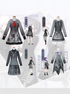 Pjsk World Plan Cos Clothing Xiaosan Ruixi Dongyun Painted Name Cosplay Womens Skirt Full Set of Night Zaki Real Winter