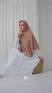 𝗮𝗹𝗳𝗮𝗲𝘆𝘇𝗮 - Hijab Instan Jersey Bergo Daily Shakila Size XL