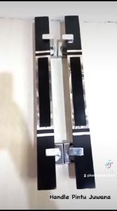 Promo 4 gagang dan body kunci pelor Handle pintu rumah minimalis terbaru panjang 60 cm tarikan pintu rumah modern termurah