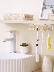 Antibacterial Electric Toothbrush Organizer Wall-Mounted Toothbrush Holder