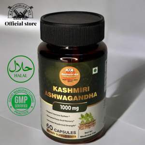 kashmiri ASHVAGANDHA 60 vegetarian capsulesstress managementRelief Anxiety100% Authentic & money back Guarantee
