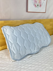 Ultra-Cold Sensation Half-Pack Summer Pillowcase Breathable Sweat Absorbent Quick-Dry Anti-Slip Japanese Style Pillow Cover