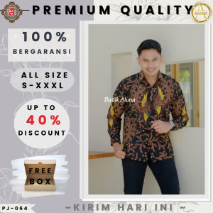 Batik Pria Batik Pria Lenga Panjang Baju Batik Pria Lengan Panjang Kemeja Batik Pria Lengan Panjang Kemeja Batik Pria Moderen Kemeja Batik Cowo Kemeja Batik Laki-laki Batik Cowok Moderen Batik Pria 2022 Kemeja Batik Pria 2022 Batik Aluna PJ-064