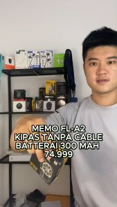 Kipas pendingin USB MEMO FLA2 FL A2 fan Radiator Cooling pad Batterai 300 MAH Charging TANPA CABLE Aksesoris Gaming Permainan untuk handphone smartphone