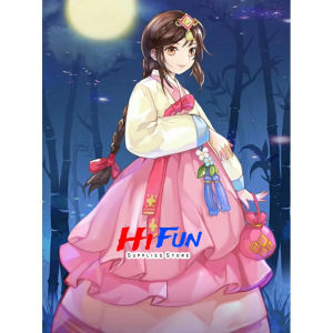 Kayou | Diamond Painting Full Square Korean Girl Traditional Hanbok Dress Embroidery Mosaic Cross Stitch Elegant Asian Wall Art