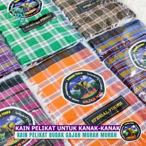 Kain Pelikat Gajah Mas dan Kijang Mas Sarung Tenun (Kualiti Gred A)