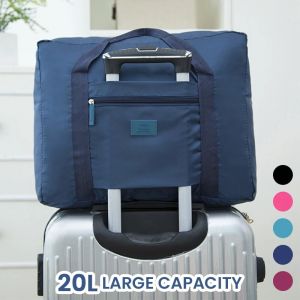 Foldable Travel Bag Lightweight Traveling Duffel Bag for Women Men Tote Bag Carry On Luggage Bag Weekender Overnight Trips Bag