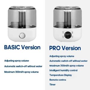 Household Air Humidifier 3L Large Capacity Plant Spray Aroma Diffuser With Remote Control Timing Control Portable Mute Humidifie