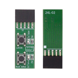 การ์ดอะแดปเตอร์เมนบอร์ดแบบ 10 พิน สำหรับรีเซ็ต/เปิด/ปิดเครื่อง ใช้สำหรับการทดสอบเปิด/ปิดบ่อยๆ โดยไม่ต้องใช้เคส สำหรับคอมพิวเตอร์ตั้งโต๊ะ