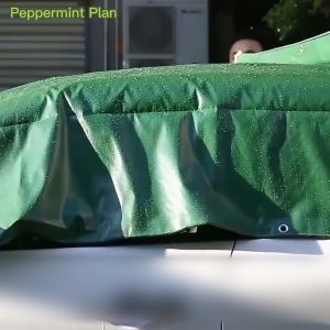 （ผ้าใบ 1แถม1）ผ้ายางpvc หนา กันแดด  4x6เมตร ผ้าใบแคมป์ปิ้ง ผ้าใบกันน้ําสองด้าน ผ้าใบคลุมหลังคา