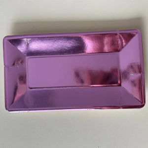 Đĩa Giấy Hình Chữ Nhật Dùng Một Lần Đĩa Bánh Sinh Nhật Đĩa Tráng Miệng Đồ Ăn Nhẹ Trang Trí Tiệc Đồ Dùng Ăn Uống Thân Thiện Với Môi Trường