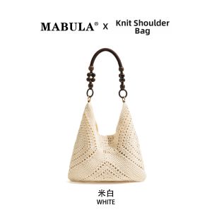 MABULA | Cultural Style Beaded Handle Woven Tote