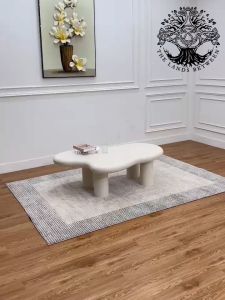 Bàn trà sofa bàn phòng khách Bắc Âu bàn cafe nội thất nhập khẩu mẫu bàn đám mây kẹo bông