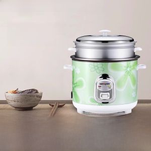Hotor Retro Mini Electric Rice Cooker Non-Stick with Steamer Automatic Small Household Kitchen Appliance for 1-3 People