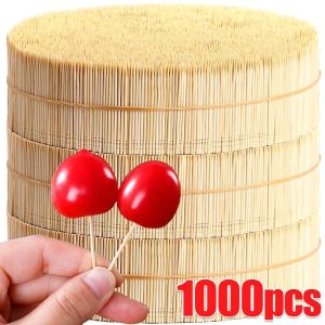 500/1000 PCS Natural Bamboo Toothpick Durable Wood Dental Bamboo Picks Home Restaurant Hotel Toothpicks Tools