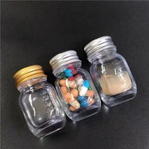 Hộp Thuốc Thủy Tinh Hộp Thuốc Viên Nang Thuốc Bột Thuốc Hộp Phân Chia Không Rò Nước Có Thể Chia Vạch Lọ Thuốc.