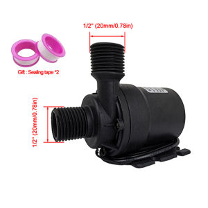 Ultra Quiet Water Pump Mini DC12V/24V 1000L/H Brushless Motor Submersible Aquarium Water Pump Water Heater Shower Booster Pump
