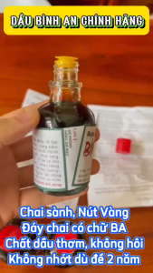 Rượu Xoa Bóp Gia Truyền Bình An chai 30ml (Chính hãng) - Tiệm Thuốc Bắc Sài Gòn - 0399 540 601