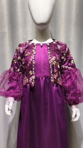 baju gamis anak lengan balon Rosalina 2 sampai 11 thn  baju kondangan anak perempuan  baju gamis anak perempuan  gamis anak motif bunga