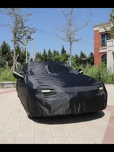 ☀️Super protection🌧️ car cover waterproof PVC Cotton Polyester oxford cloth Thickened insulation 3 Layer Protection Prevent Scratches Sun Dust Protection Suitable for all vehicle types