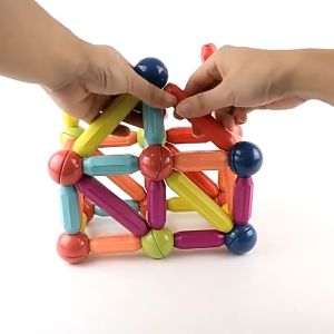 Đồ Chơi Xếp Hình Nam Châm 64 Chi Tiết - Đồ Chơi Xếp Hình Phát Triển Trí Thông Minh Kích Thích Trí Não Và Khả Năng Tư Duy Cho Bé