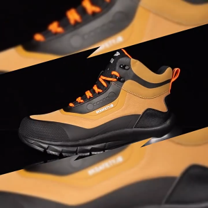 High-top safety shoes for men - shockproof puncture-resistant anti-slip breathable. Outdoor work overalls boots.