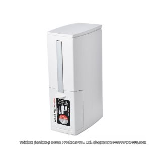 Bathroom Narrow-space Fitting Covered Waste Bin