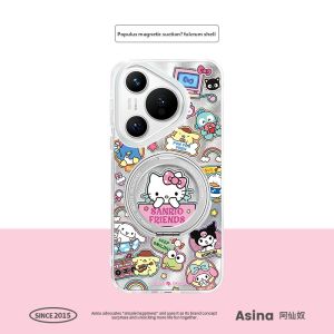 Asina | Cute & Premium Huawei Pura Phone Case With Magnet Support and Stand