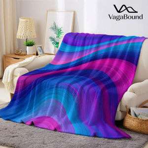 Neon Swirl Flannel Blanket Warm Soft Halloween Christmas Decorative Couch Warm Cozy All-Season Gift